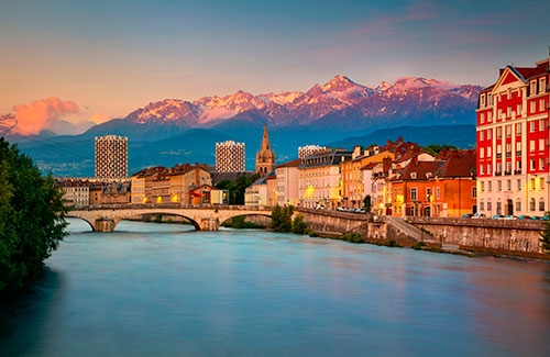 Grenoble by private jet