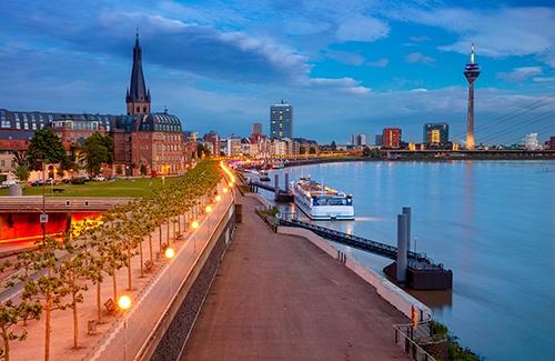 Düsseldorf by private jet