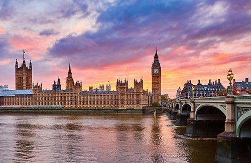 London by private jet