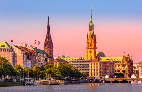 Hamburg by private jet