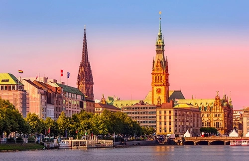 Hamburg by private jet