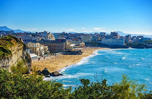 Biarritz by private jet