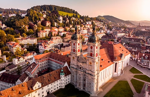 St. Gallen by private jet