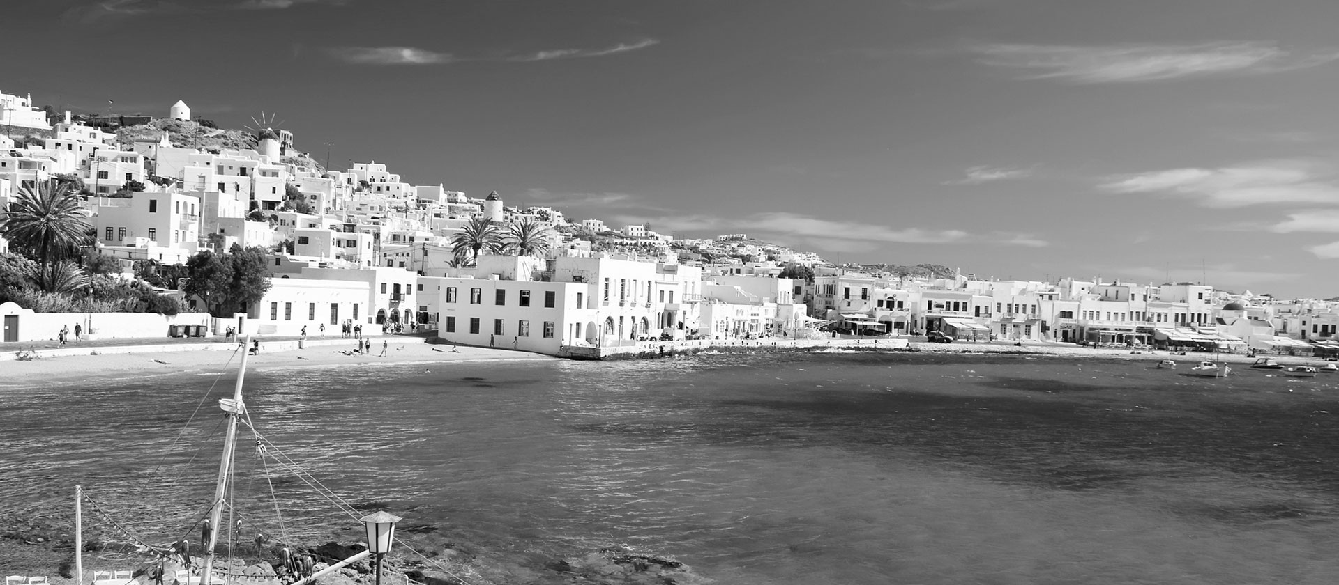 Mykonos by private jet