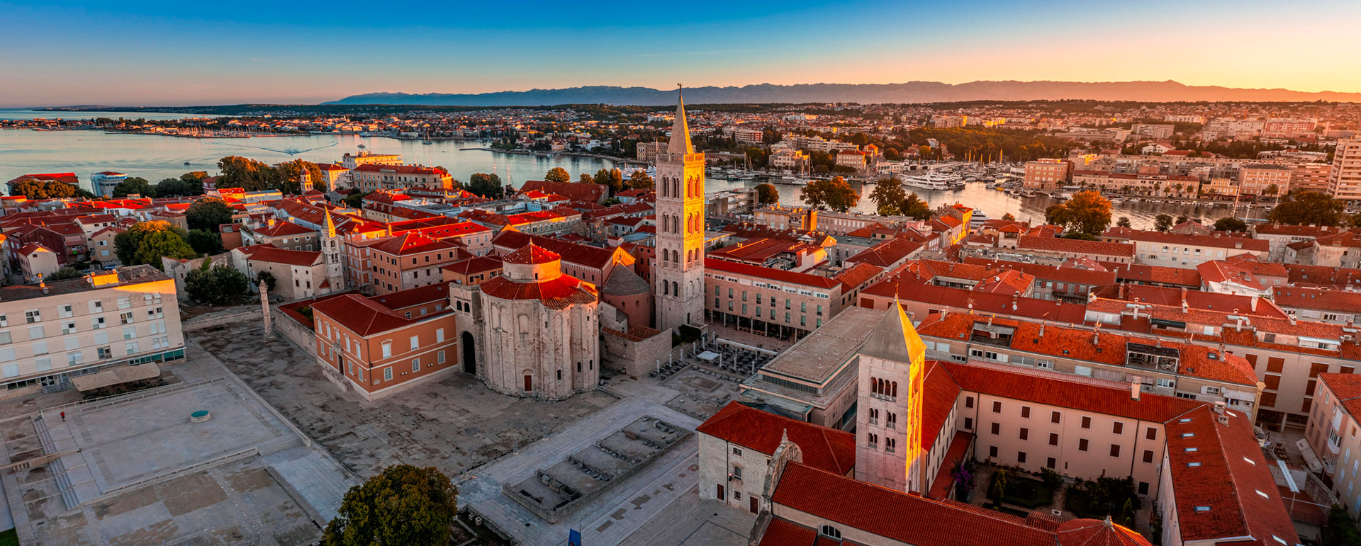 Zadar by private jet