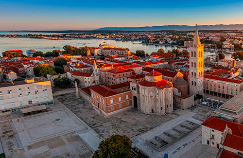 Zadar by private jet